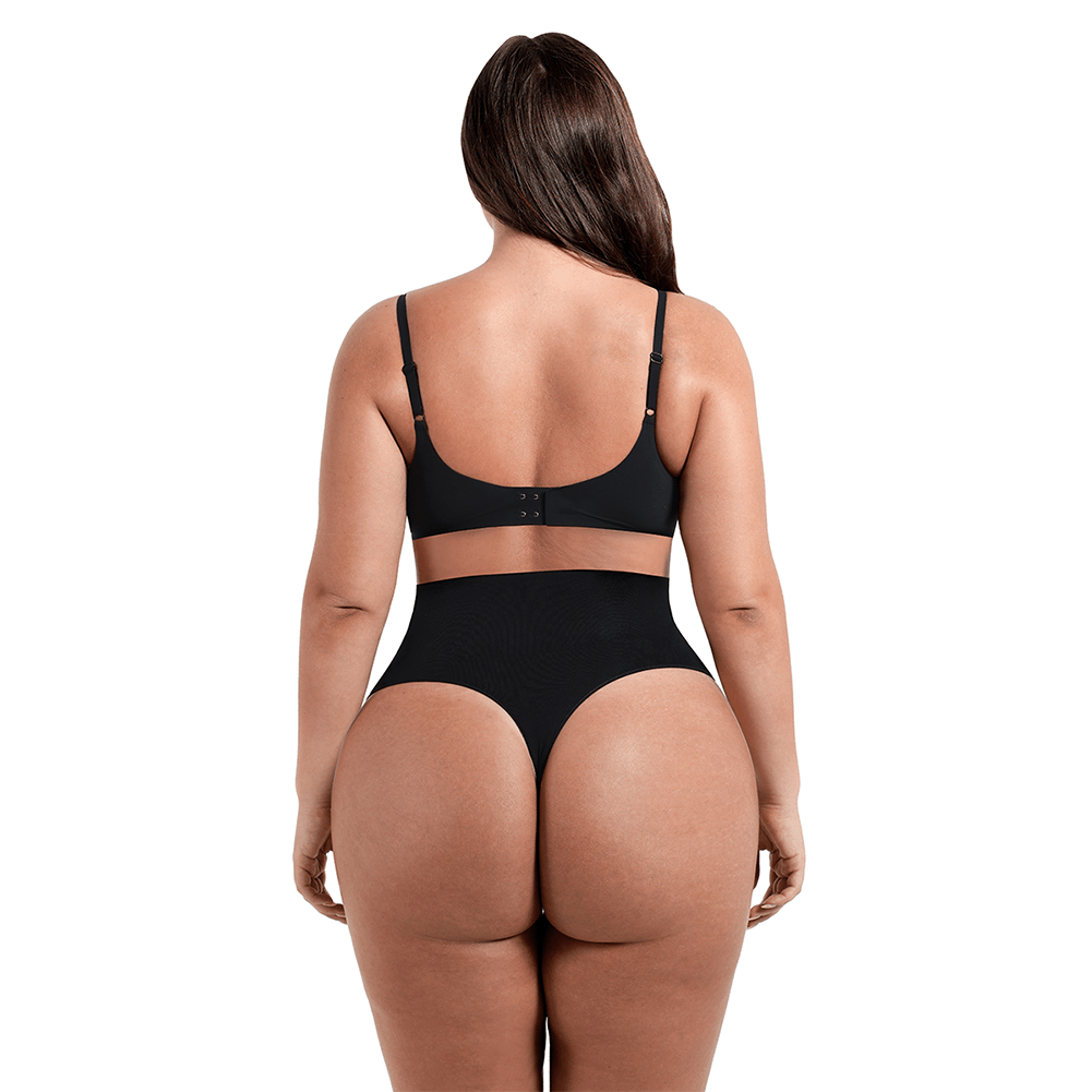 Seamless High Waist Thong Shapewear Shaping Underwear - MISS CURV Shapewear SEAMLESS PUSH THONG