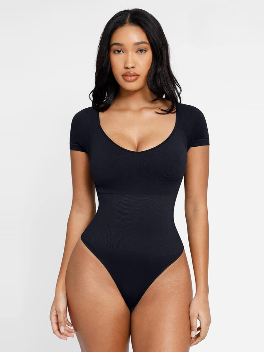 AISHA - Shapewear Bodysuit - Black / XS/S - CURV QUEEN