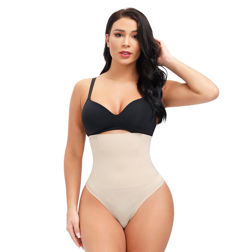 Thong Waist Trainer Panties High Waisted Belly Shapewear