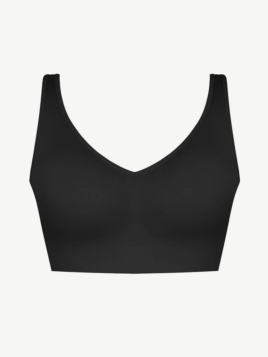 Wholesale Seamless Breast Support Back Fat Reduction Inner Bra With Removable cups